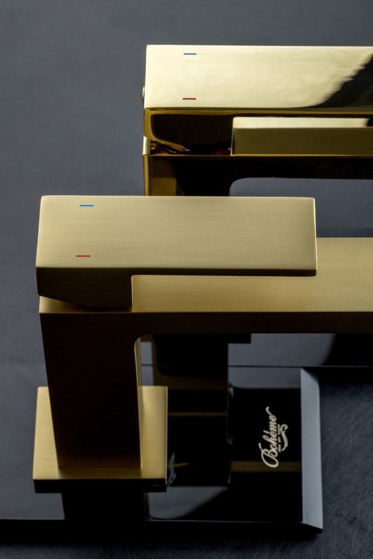 Приобрести boheme cмеситель для раковины qubic bronze 471-br