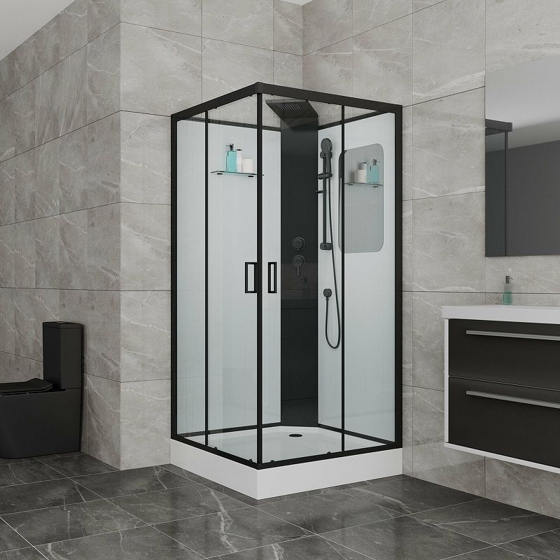 Приобрести grossman душевая кабина elegans 120х80 см, черная матовая gr252q