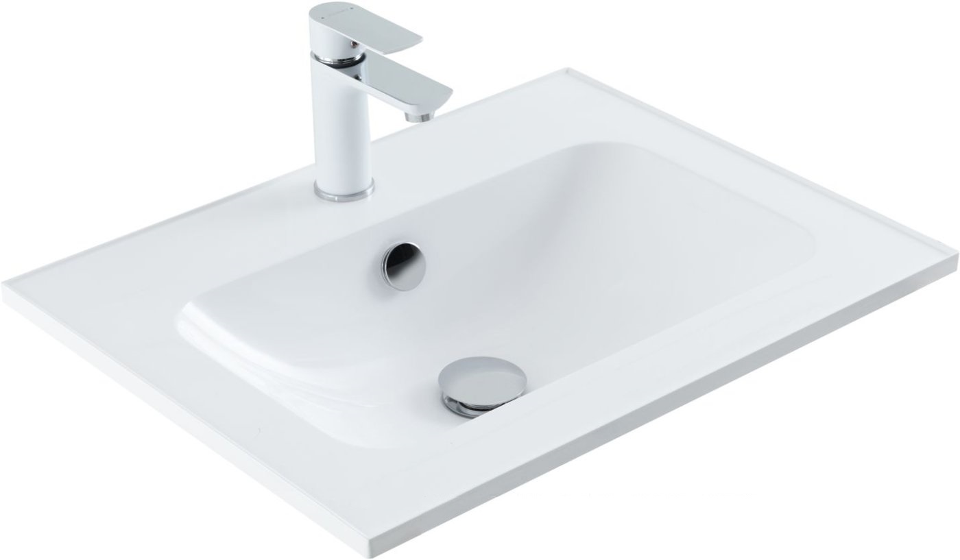 Приобрести aquanet тумба с раковиной арт 60 см, ясень графит