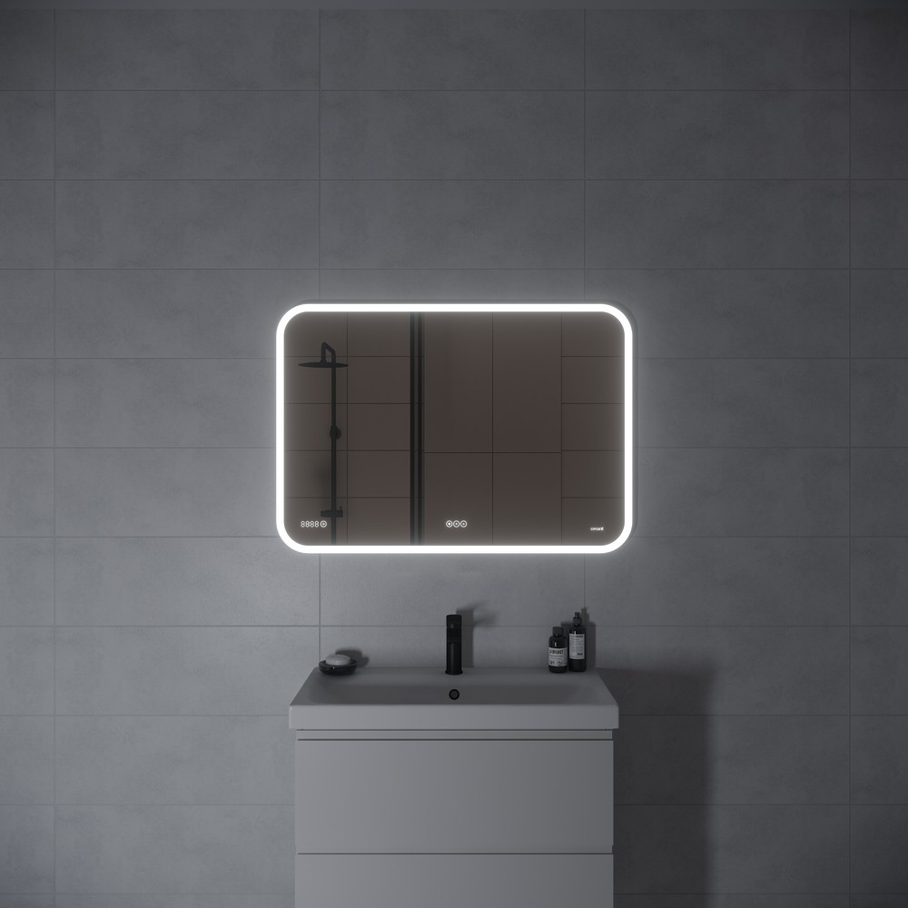 Приобрести зеркало cersanit design pro 070 led 100x70 см