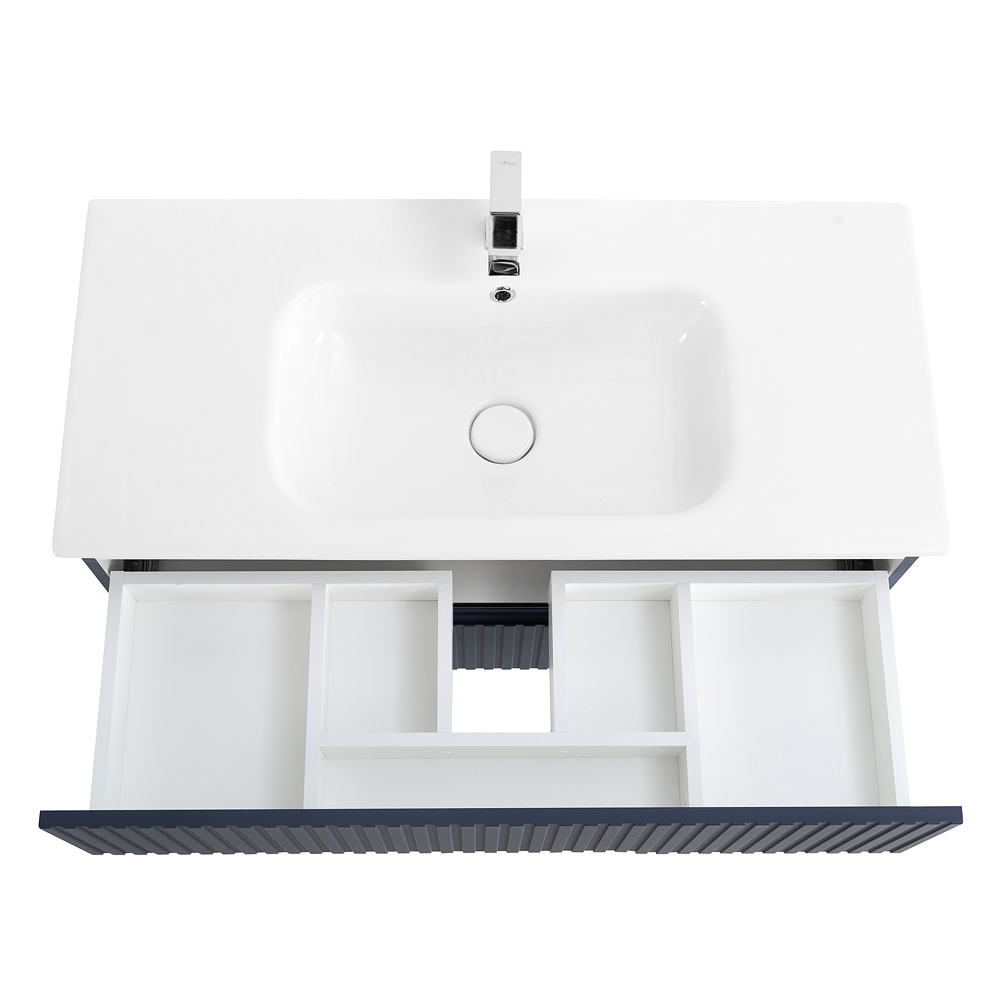 Приобрести cezares тумба подвесная с раковиной duet 80 см grafito, графит duet-800-2c-so-gr-p