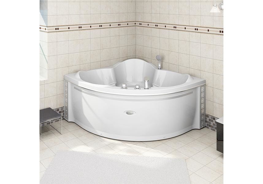 Приобрести радомир акриловая ванна сорренто 148x148 см (комплект каркас, сифон)