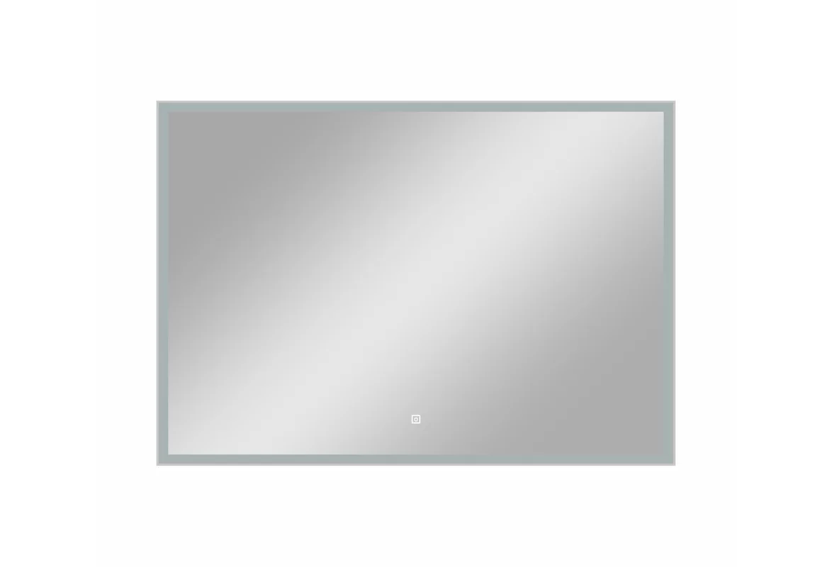 Приобрести continent зеркало с подсветкой sting 100х70 см, серое