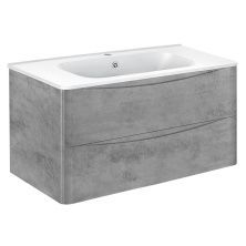 Vincea Тумба подвесная Paola 100 см, бетон VMC-2P100BT;VCB-2VP100W