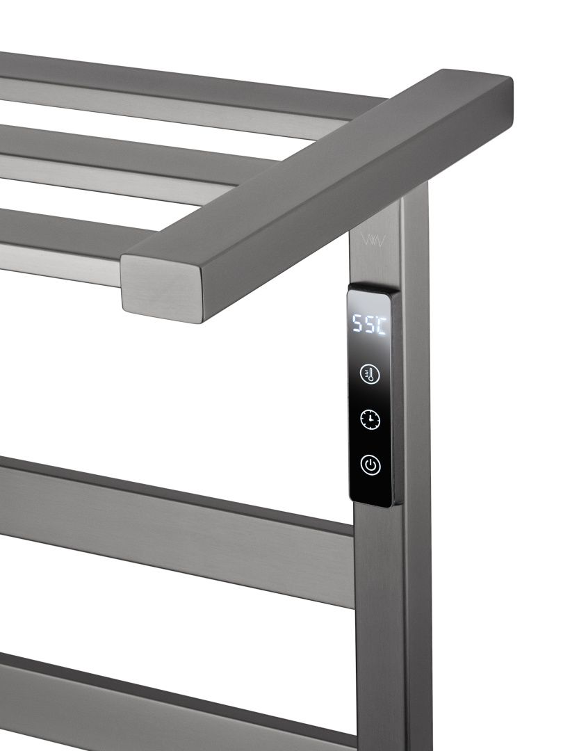 Приобрести полотенцесушитель электрический wonzon & woghand frankfurt, темный графит (ww-a1026-gm)