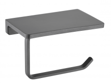 Держатель для туалетной бумаги с полкой Vieir V5010G серый