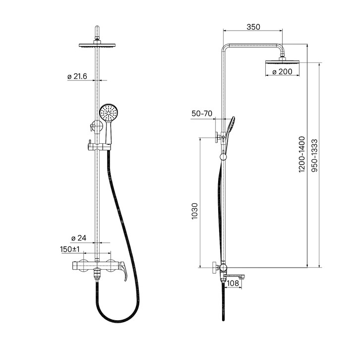 Приобрести iddis душевая система joker, круглая d-200мм, хром joksb1fi06