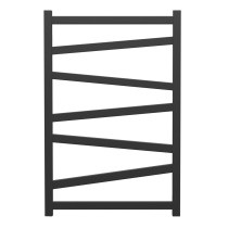 Полотенцесушитель водяной Point 500х800 Феникс П7, черный PN15158B