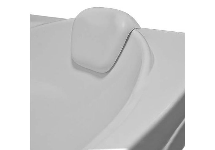 Приобрести подголовник для ванны bas relax (белый, зеленый)