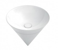 Раковина-чаша Kerama Marazzi CONO 44 см с бортиком, встраиваемая сверху CO.wbi.44