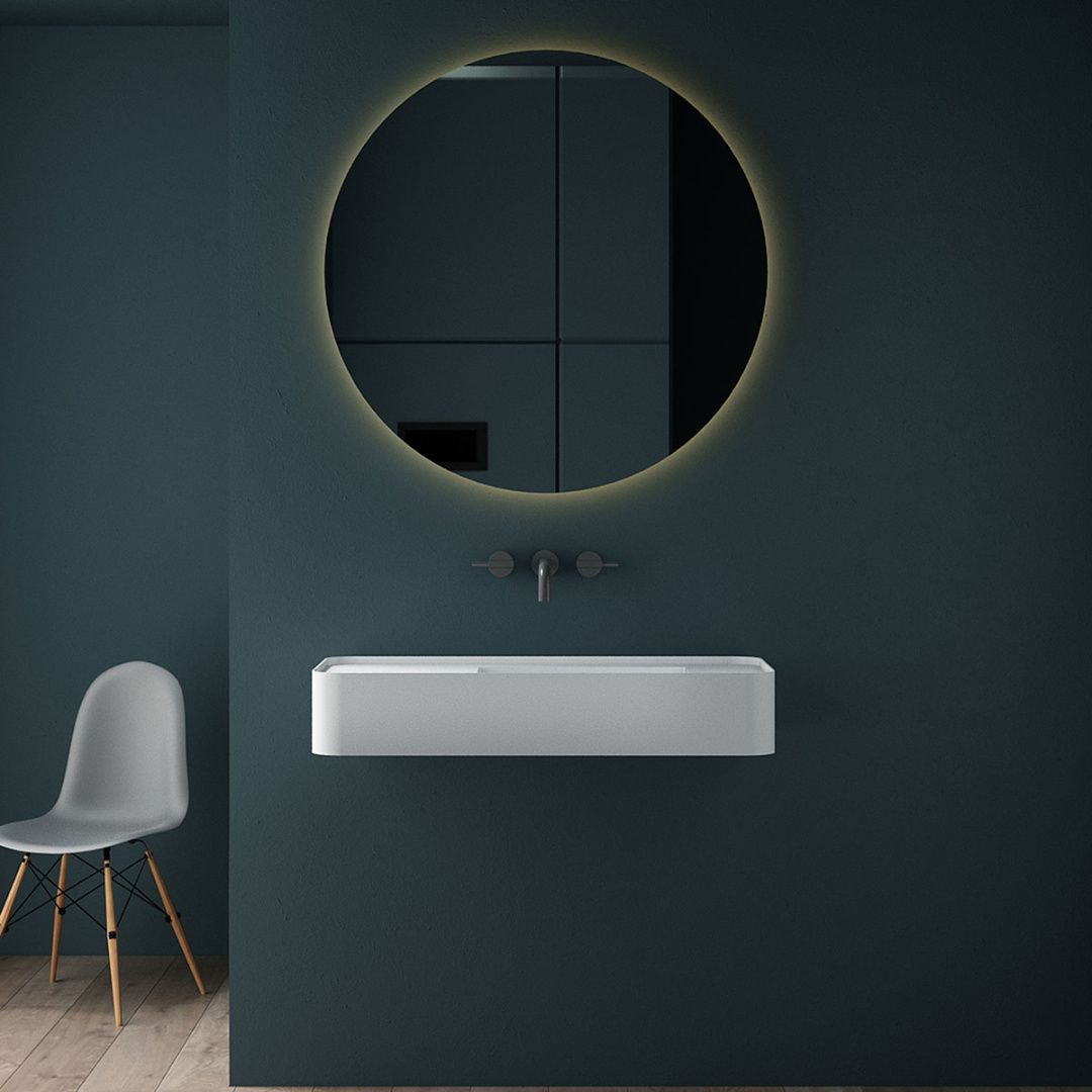 Приобрести vincea раковина подвесная solid surface 80х40 см, белая матовая vwb-6s480mw