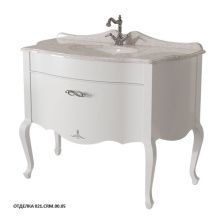 Caprigo Тумба с раковиной BOURGET 120 см, белая, эмаль