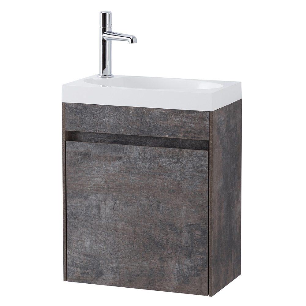 Приобрести belbagno тумба с раковиной pietra mini 46 см, подвесная с дверью 46-r stone, белая раковина