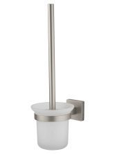 Туалетный ершик в комплекте WONZON & WOGHAND POLO, Брашированный никель (WW-8919-BN)