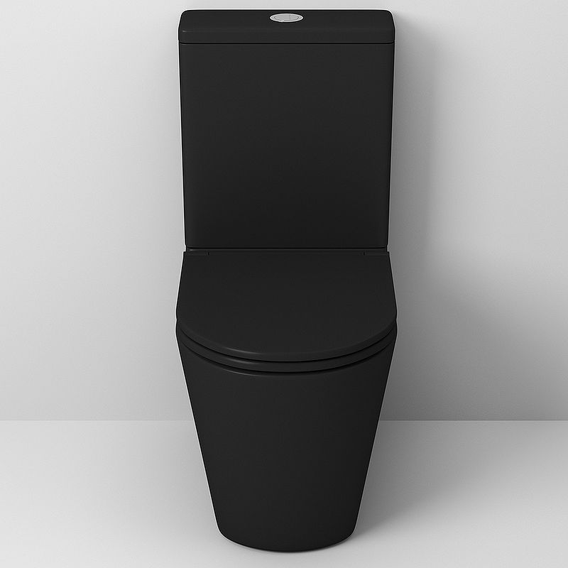 Приобрести grossman унитаз компакт, безободковый с сиденьем дюропласт, черный матовый gr-4449bms