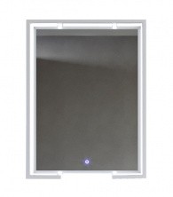 Зеркало Velvex Klaufs Gelou 60 см с подсветкой, сенсорное включение zkGEL.60-21.58, белое