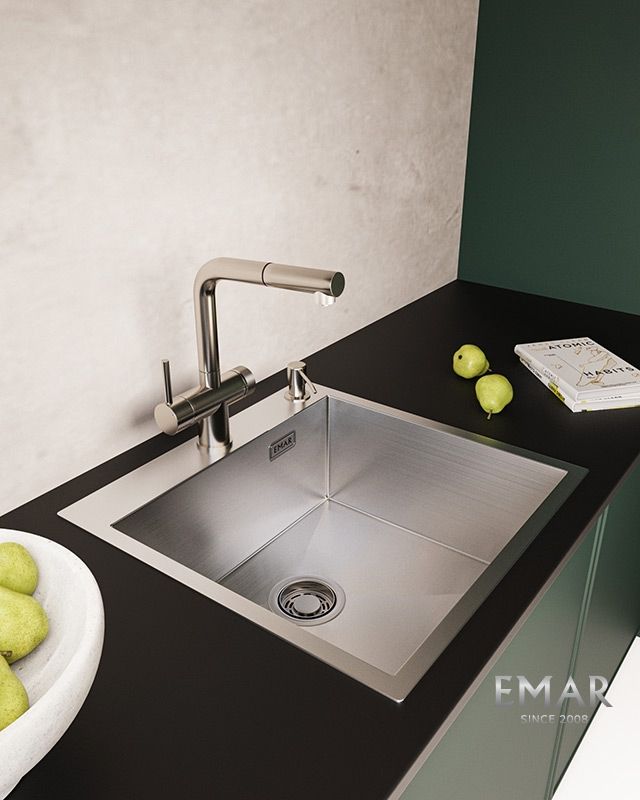 Приобрести emar смеситель для кухни, сатин ес - 7026 satin