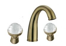 Boheme Смеситель для раковины Medici Presente, бронза\кристаллы 317-SW