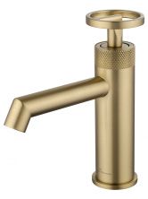 Смеситель для раковины WONZON & WOGHAND, Брашированное золото (WW-H1065-BG)