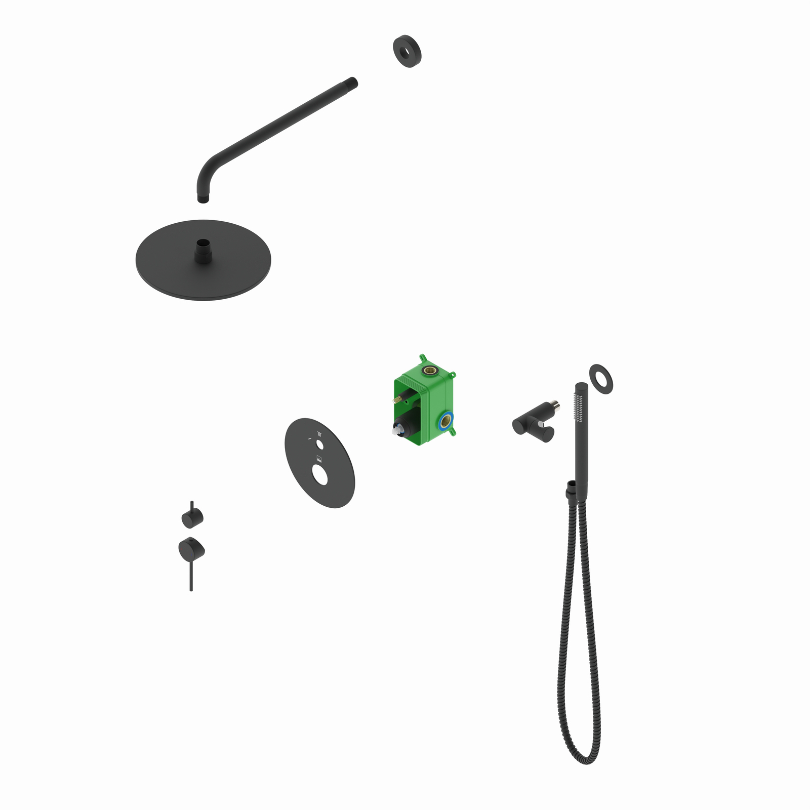 Приобрести душевая система встроенная timo saona sx-2369/03sm черный