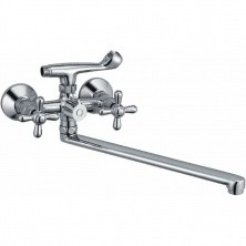 HAIBA Смеситель для ванны 225мм, хром HB-2225