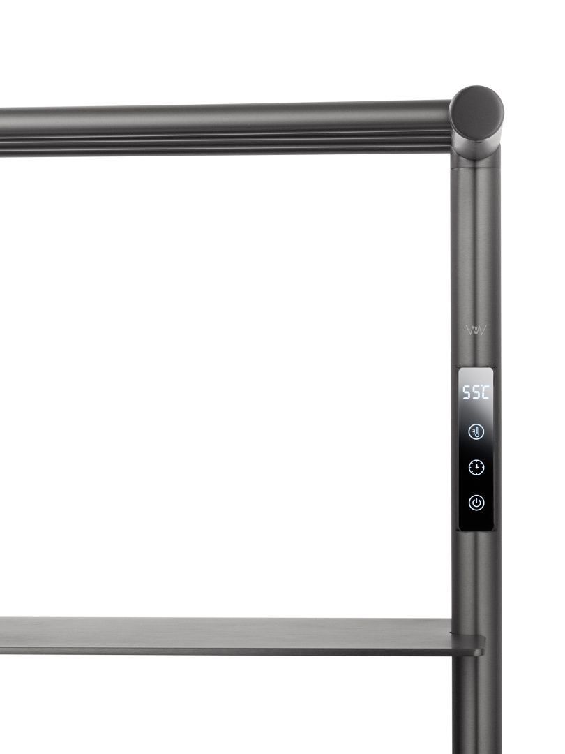 Приобрести полотенцесушитель электрический wonzon & woghand düsseldorf, темный графит (ww-a208-gm)