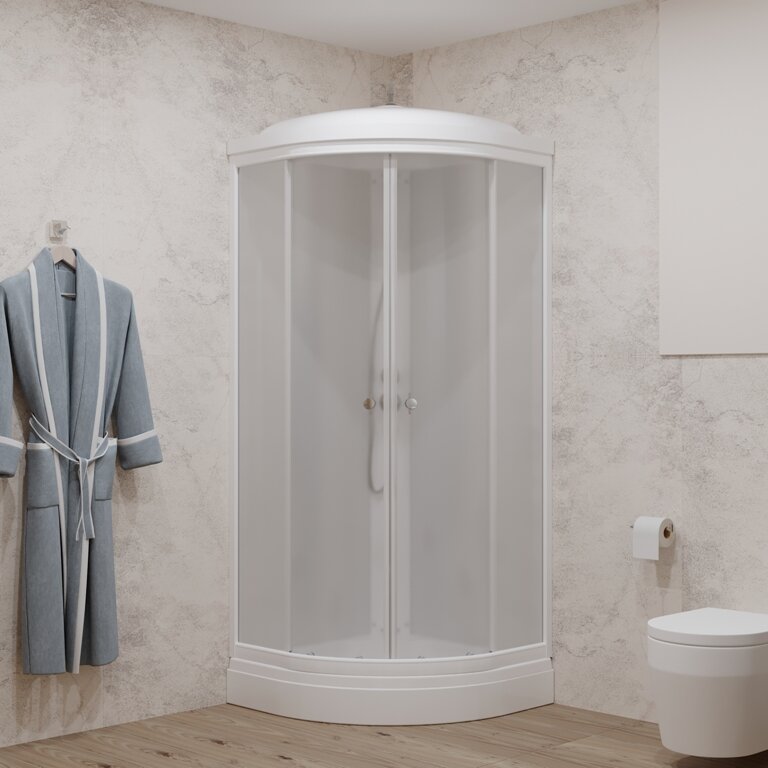 Приобрести тритон душевая кабина ультра а 80x80 см, белая, прозрачное щ0000040485