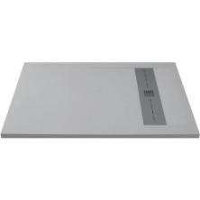 Aquanet Душевой поддон Delight 120х90 см, серый