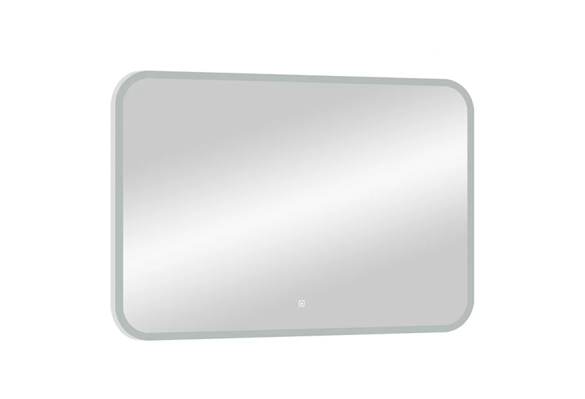 Приобрести continent зеркало с подсветкой demure 100х70 см, белое