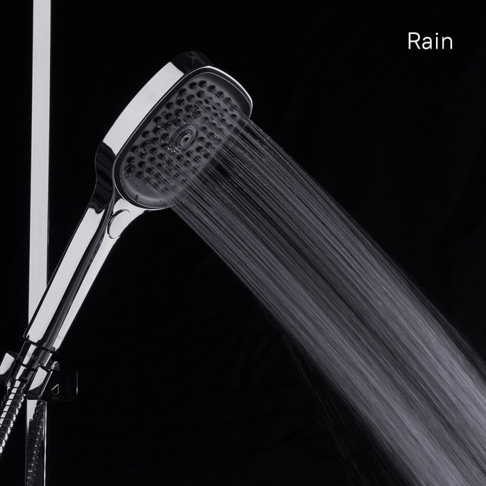 Приобрести iddis душевая лейка slide 3f 256,7мм, трехрежимная, хром sli3f0ci18