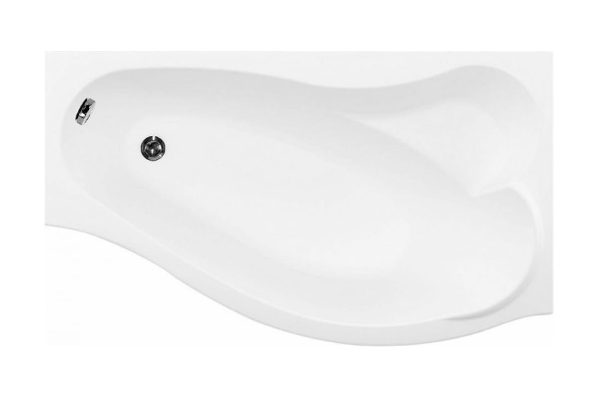 Приобрести aquanet акриловая ванна palma 170x90 см, белая, правая