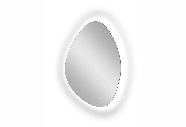 Приобрести continent зеркало с подсветкой alma 70х100 см, белое