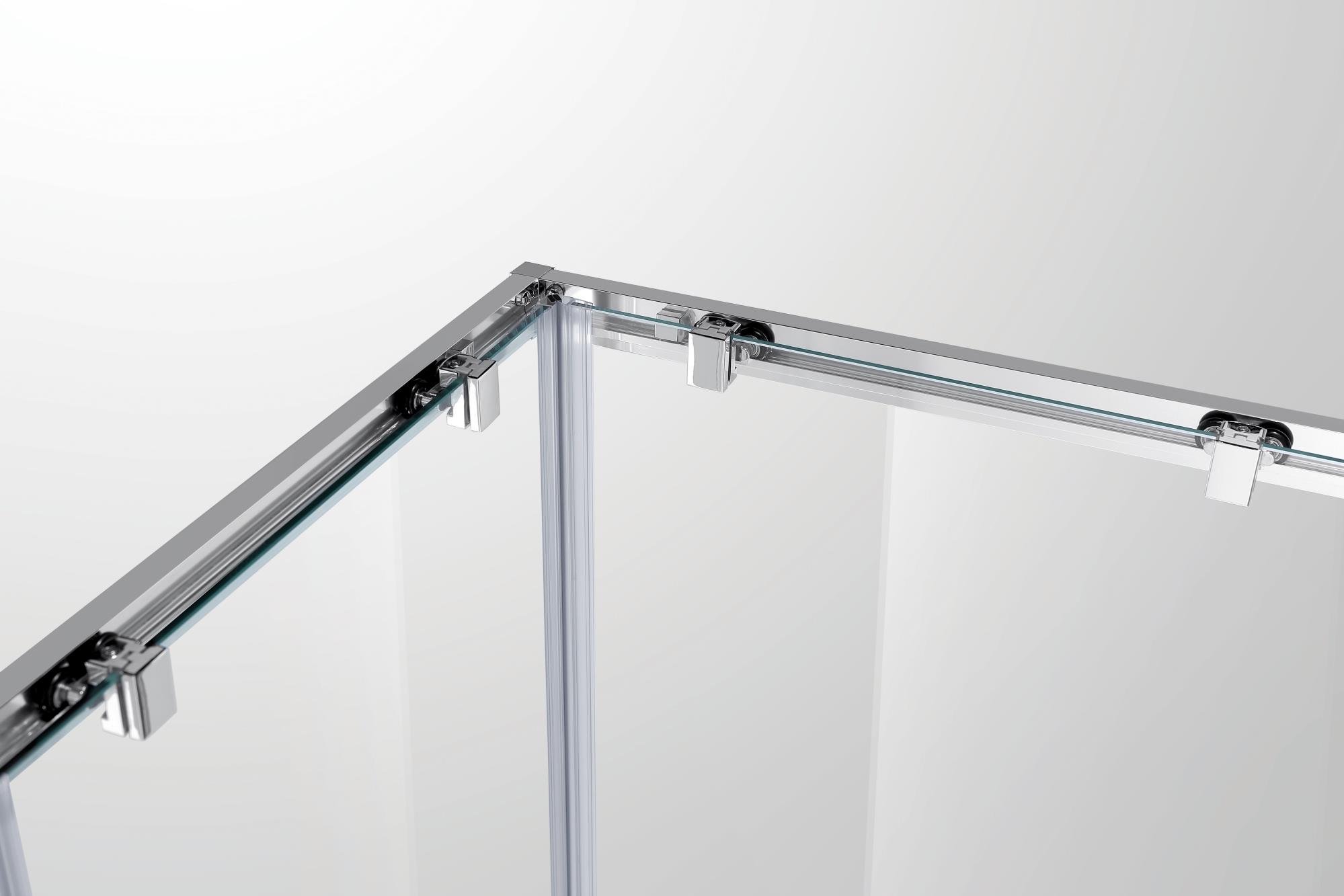 Приобрести cezares душевое ограждение molveno 80х80 см, хром molveno-a-2-80-c-cr-iv