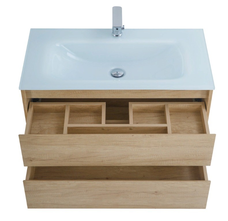 Приобрести тумба подвесная с раковиной belbagno kraft-800-2c-so-rnn 80 см, rovere nebrasca nature