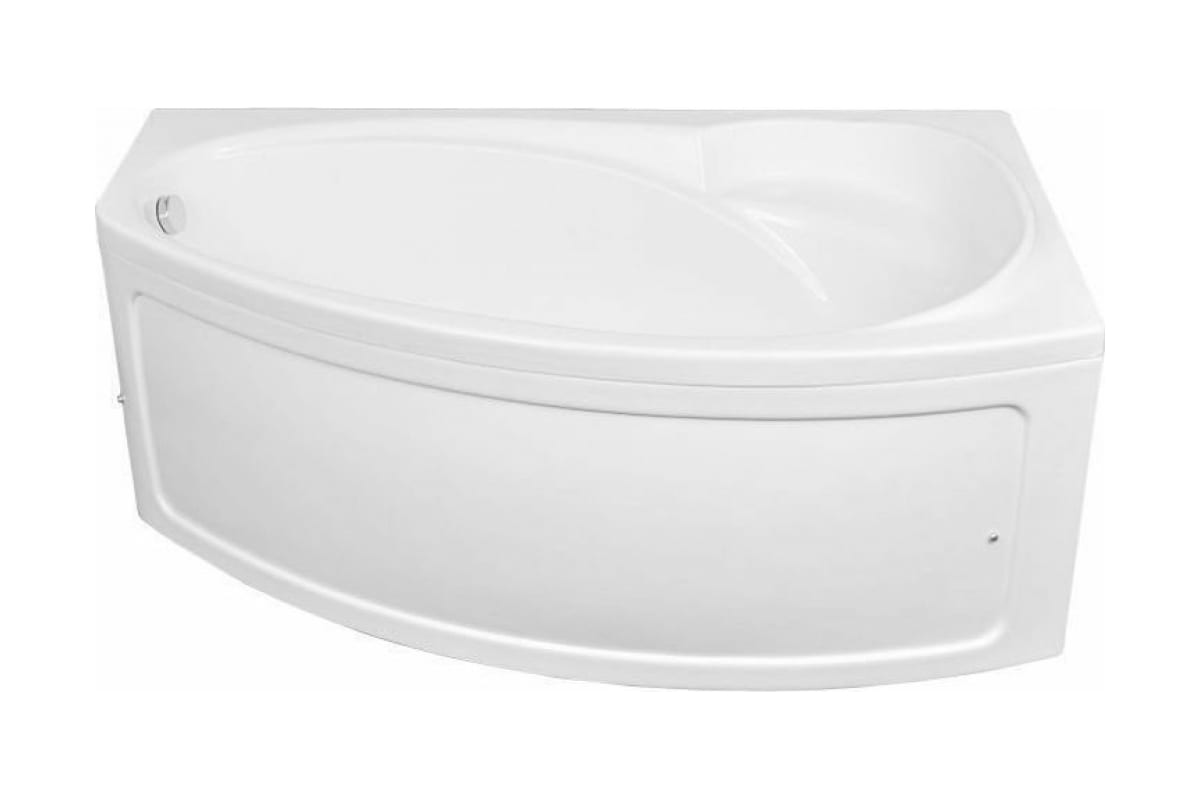 Приобрести aquanet акриловая ванна jersey 170x90 см, белая, правая