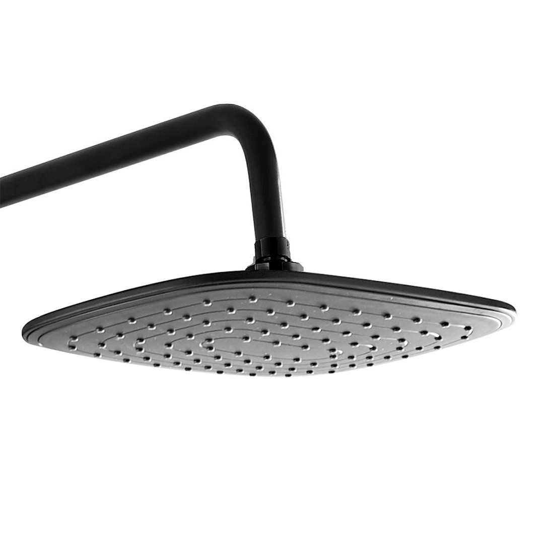 Приобрести душевая система azario с поворотным изливом, черный az-801-2b