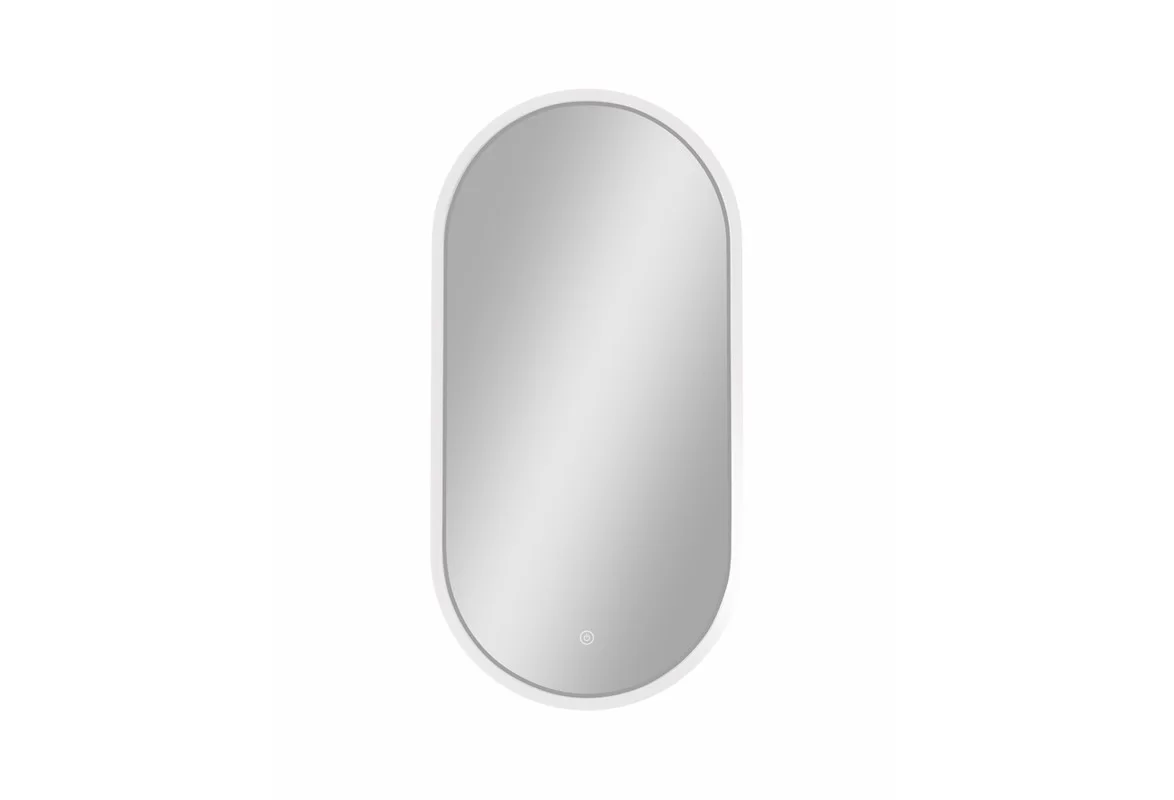 Приобрести continent зеркало с подсветкой delia white 40х80 см, белое