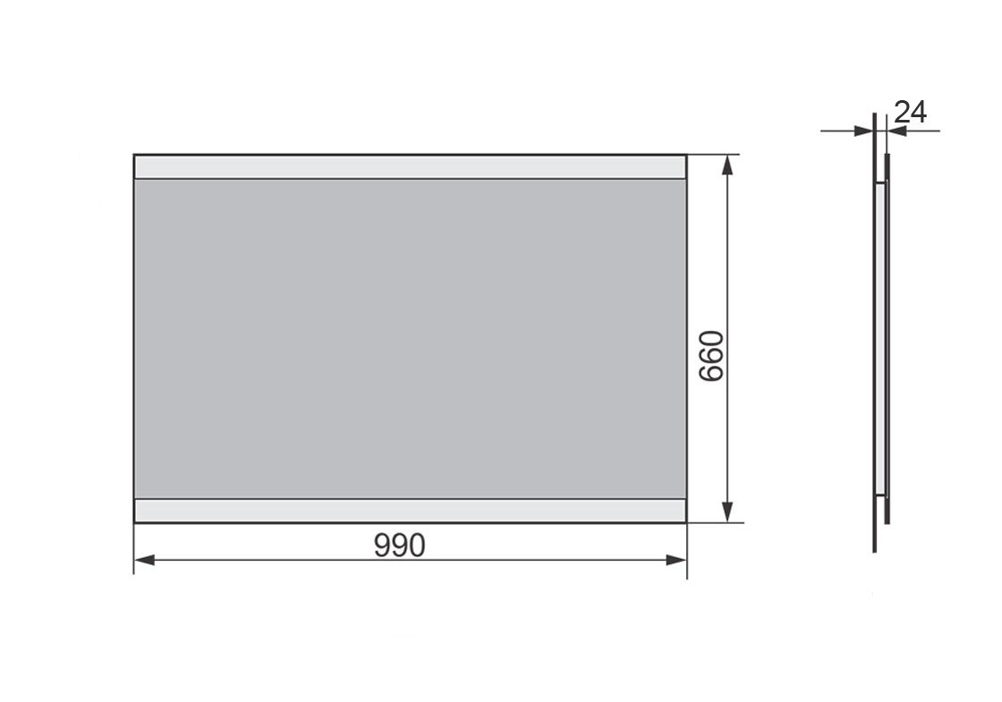 Приобрести зеркало velvex otto 990х660 zkott.100-11