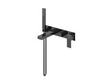 Hayzburg Встраиваемый смеситель для ванны и душа, черный хром HB-1004BCH