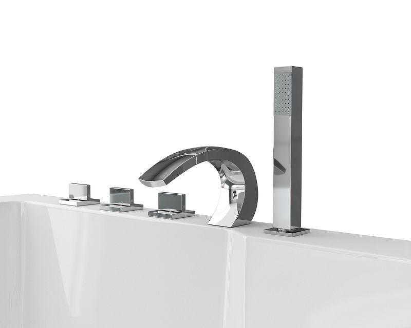 Приобрести grossman гидромассажная ванна 135х135 см, угловая, белая gr-13513