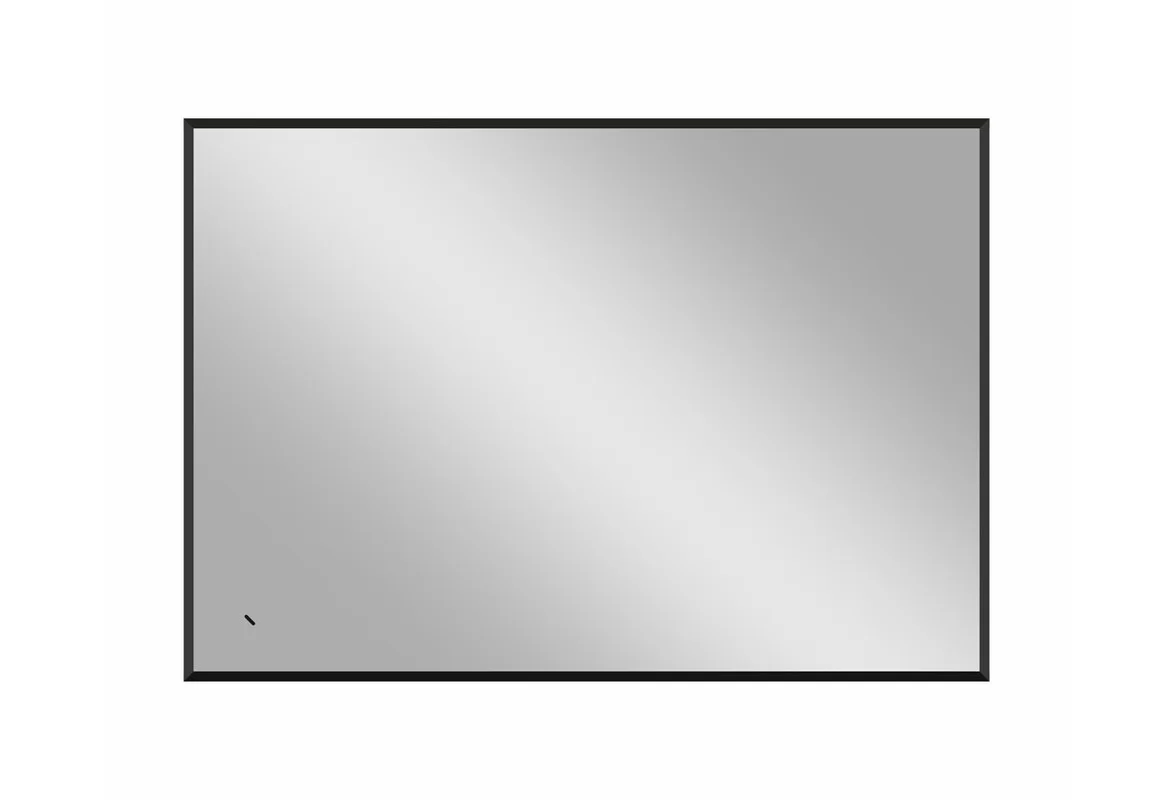 Приобрести continent зеркало с подсветкой meridian black 100х70 см, черное