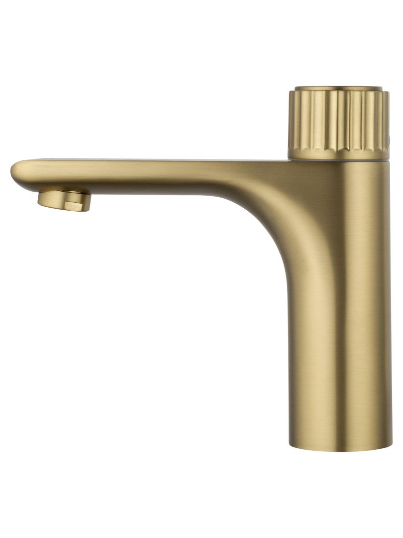 Приобрести смеситель для раковины wonzon & woghand click, брашированное золото (ww-a40412-bg)