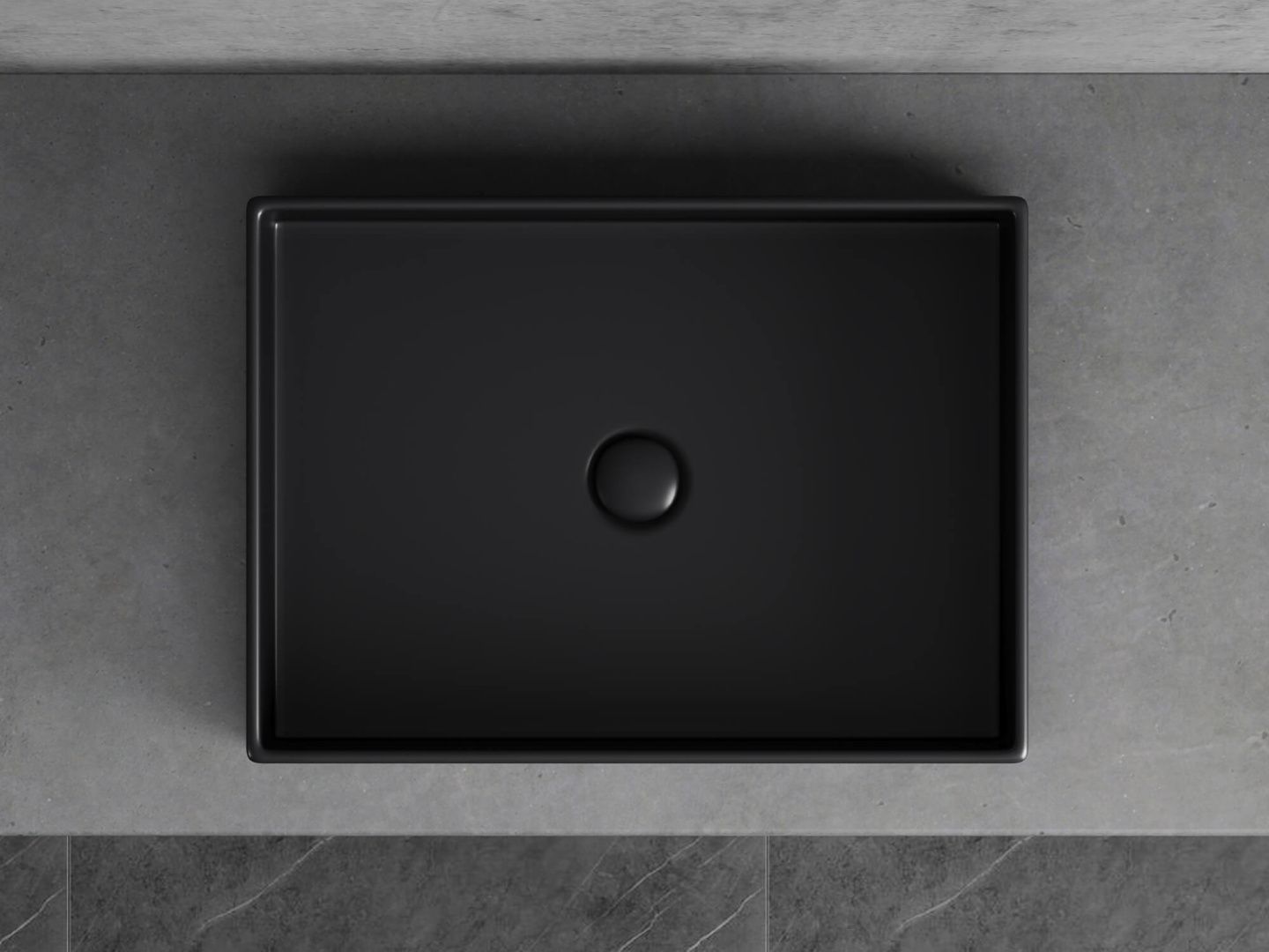 Приобрести hayzburg накладная раковина чаша 51х37 см, черная матовая hb-0034-50mb