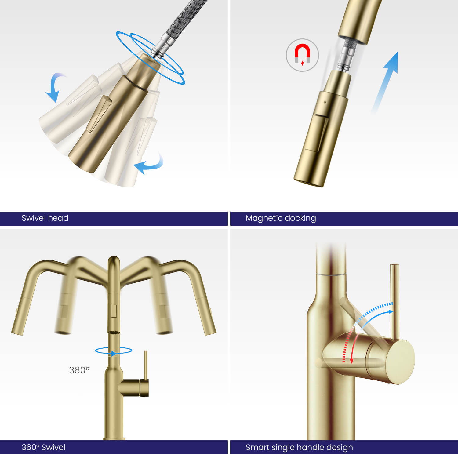 Приобрести смеситель для кухни с выдвижной лейкой timo saona 2386/02fl антик