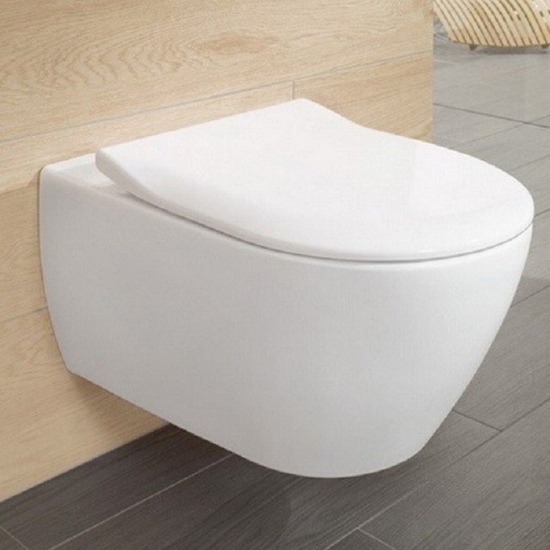 Приобрести унитаз подвесной villeroy boch subway 2.0, безободковый с сиденьем микролифт 5614r201