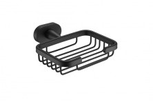 Мыльница настенная прямоугольная Vieir V5104C черный