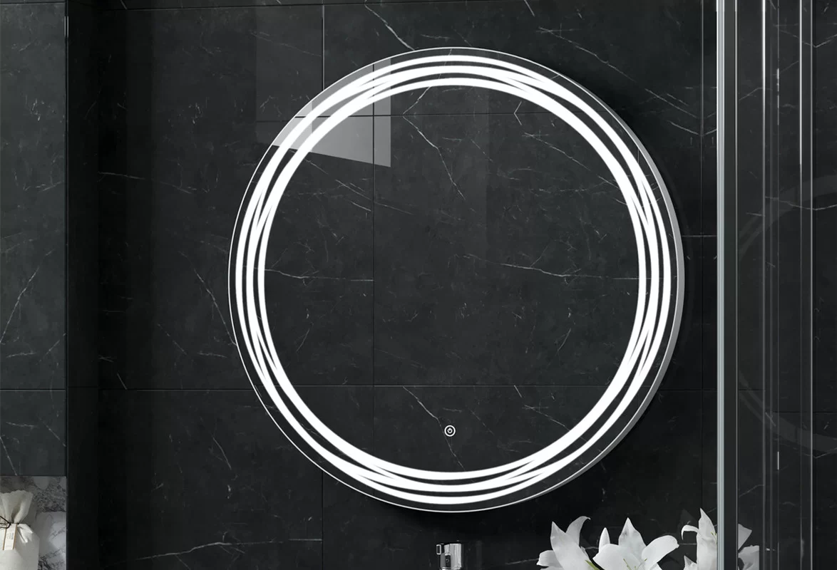 Приобрести continent зеркало с подсветкой talisman 77х77 см, белое