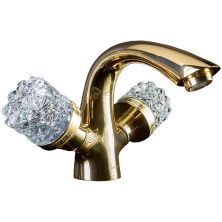 Boheme Смеситель для раковины Crystal, золото\кристаллы 291-CRST
