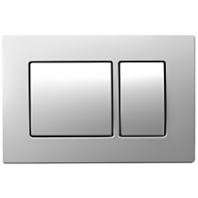 Azario Смывная клавиша, хром матовый AZ-8200-0030