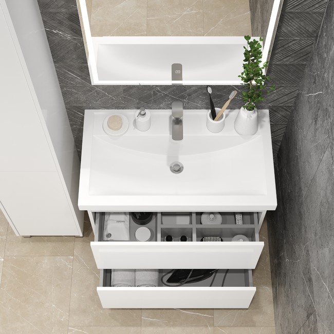 Приобрести briz тумба напольная ricci 80 см, белая, т8-80